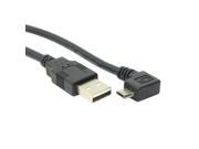 1.5m Left Angled Micro USB Male to USB 2.0 Data Charge Cable for Phone Tablet