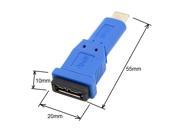 USB 3.1 Type C Male to Micro USB 3.0 10Pin Female Data Adapter for Cell Phone