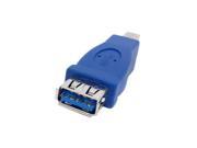 Standard USB 3.0 A Female to Type B male A to standard B Adapter convertor Blue