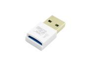 Mini Size 5Gbps Super Speed USB3.0 to Micro SD SDXC TF Card Reader Adapter White