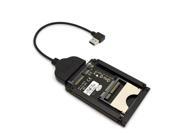 Left Anged USB 3.0 to CFast Card adapter to SATA 2.5 inch Hard Disk SSD HDD