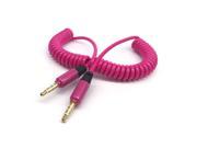 Audio AUX Lin in 3.5mm stereo male to 3.5mm male 4 Pos. stretch cable