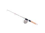 Foxnovo 60cm Telescopic Carbon Mini Ultra light Ice Fishing Rod Fishing Pole Winter Fishing Tackle Tool