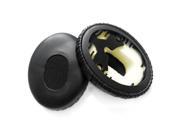 Foxnovo A Pair of Replacement Soft PU Foam Headphones Earpads Ear Pads Ear Cushions for BOSE QC3 OE ON EAR Black