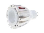 Foxnovo White Lighting MR16 1W 12V 90 Lumen 6500K 1 LED Lamp Light Bulb Silver
