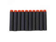 Foxnovo 100pcs 7.2cm Foam Darts for Nerf N strike Elite Series Blasters Toy Gun Black