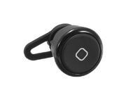 Foxnovo YE 106S Wireless Bluetooth V3.0 Single Track Mini Earphone Headphone Headset with Mic for iPhone iPad Samsung HTC LG Nokia Black