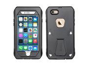 Foxnovo RIYO IP68 Waterproof Shockproof Dirt Snow Proof Cover Case for iPhone 6 Plus Black