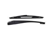 Foxnovo Professional Replacement Rear Window Windshield Wiper Arm Blade Set for Peugeot 307 Hatchback Black