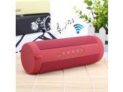 Foxnovo Outdoor Hands free Rechargeable Wireless Bluetooth Speaker Music Player with TF Card Slot Red