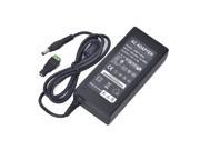 Foxnovo 12V 8A 3 Round Pin AC Power Supply with DC Power Adapter for LED Light Strip Scanner Security Camera Black