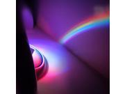 Foxnovo Amazing Colorful Rainbow LED Projector Light LED Night Light Lamp White