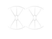 Foxnovo 4pcs Durable Propeller Prop Protective Guards Blades Frame Protectors Bumpers for Syma X5 X5C RC Quadcopter White