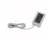 Foxnovo TL8009 LCD Display Digital Thermometer Temperature Meter for Refrigerator Freezer Fridge White