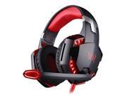 Foxnovo G2200 USB Surround Sound Vibration Game Gaming Headphone Computer Headset with Microphone LED Light