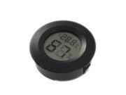 Foxnovo Mini Digital LCD Indoor Temperature Humidity Meter Thermometer Hygrometer Black