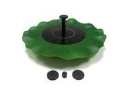 Foxnovo AS180 0814B Lotus Leaf Floating Style 8V 1.4W Solar Power Water Pump Fountain Submersible Pump