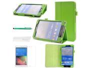 Foxnovo 4 in 1 Litchi Textures PU Magnetic Flip Case Cover Stand Set for for Samsung Galaxy Tab 4 7.0 T230 T231 T235