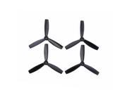Foxnovo 2 Pairs of 5045 Bull Nose 3 Blade Reinforced Strengthen CCW CW Propellers Black