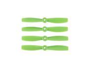 Foxnovo 2 Pairs of 5045 Bull Nose Flat Reinforced Strengthen CCW CW Propellers Green