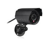 Foxnovo CCTV 1 3 Color CMOS 420 TV Lines Waterproof IR Security Camera Video Surveillance with Night Vision Black