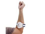 Foxnovo Adjustable Tennis Elbow Support Epicondylitis Clasp Pain Relief Size XL White