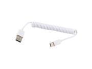 Foxnovo 1M Spring Spiral USB C USB 2.0 Type C Male to USB Data Charge Cable for New Macbook 12 Inch ChromeBook Pixel Nokia N1 Tablet Asus Zen AiO