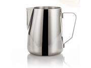 Foxnovo 350ml Stainless Steel Milk Pour Pot Cup Mug Silver