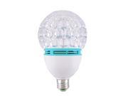 Foxnovo E27 AC 220V Colorful LED RGB Light Lamp Bulb for Decoration Purple