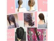 Foxnovo Magic Women Girls Centipede Braid Twist Hair Braider DIY Hair Styling Tool Black