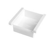 Foxnovo Slide Kitchen Fridge Freezer Space Saver Organizer Drawer Holder Storage Box White