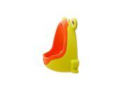 Foxnovo Frog Shaped Boys Potty Training Urinal with Whirling Target Yellow