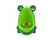 Foxnovo Frog Shaped Boys Potty Training Urinal with Whirling Target Green