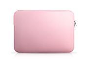 Foxnovo Laptop Sleeve Case Carry Bag for 13inch Macbook Mac Air Pro Retina Pink