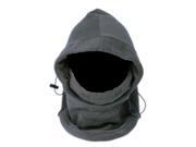 Foxnovo Outdoor Winter Thermal Fleece Full Face Mask Hat Neck Warmer Grey