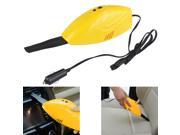 Foxnovo Car Vacuum Cleaner Portable Powerful DC 12V Car Use Vacuum Cleaner Dust Collector Yellow