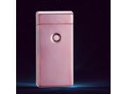 Foxnovo Electric Rechargeable Lighter Dual Arc Flameless USB Cigarette Windproof Lighter Rose