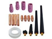 Foxnovo 53Pcs TIG Gas Lens Collet Body Assorted Size Kit Fit SR WP9 20 25 TIG Welding Torch