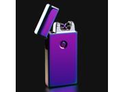 Foxnovo Electric Rechargeable Lighter Dual Arc Flameless USB Cigarette Windproof Lighter Colorful