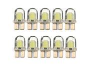 Foxnovo 10pcs Car Led Light T10 5W Silicone Crystal COB Wildth Lamp Light (White Light) Foxnovo 10pcs Car Led Light T10 5W Silicone Crystal COB Wildth Lamp Light (White Light)