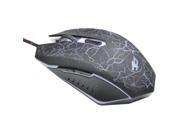 Foxnovo Optical USB Wired Ergonomic Gaming Mouse Mice with 4 DPI High Precision Settings Up to 2400 DPI 6 Button 7 Lighting Color for Laptop PC Computer Gamer (