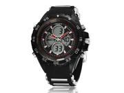 Foxnovo AD2816 Multi functional Waterproof Unisex Men s Women s Dual Time Display LED Digital Quartz Sports Wrist Watch with Stopwatch Date Alarm EL Backli