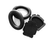 Foxnovo A Set of Replacement Soft Comfortable Earpads Ear Pads Cushions for BOSE Aviation Headset X A10 A20 Headphones Black