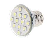 Foxnovo E27 110V 1.8W 180 Lumen 5050 Light Lamp with 12 LED Bulbs White Light