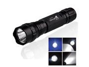 Foxnovo WF 501B Single mode MC E LED Flashlight Torch with 750 Lumens with 1 x 18650 Battery Travel Charger