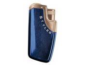 Foxnovo Windproof Butane Lighter Styles Metal Cigarette Lighter Blue