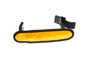 Foxnovo Cool Outdoor Sports LED Luminous Reflective Lattice Armband LED Night Safety Armband Yellow Light