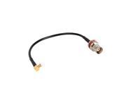Foxnovo 6 15cm BNC Female Jack to MCX Male Plug Right Angle Adapter RG174 Pigtail Cable