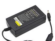 Foxnovo 12V 4A Power Adapter Cord for CCTV Security Camera LED Light Strip Black