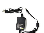 Foxnovo US Plug 5V 2A AC Power Adapter for CCTV Camera and LED Light Black
